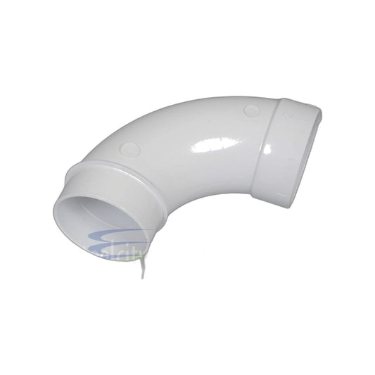 Central Vacuum 90-Degree Sweep Elbow - Standard Fitting