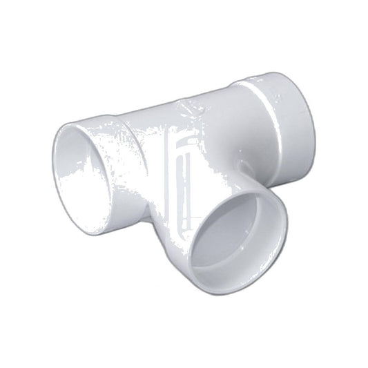 Central Vacuum 90-Degree Sweep Tee - Standard Fitting