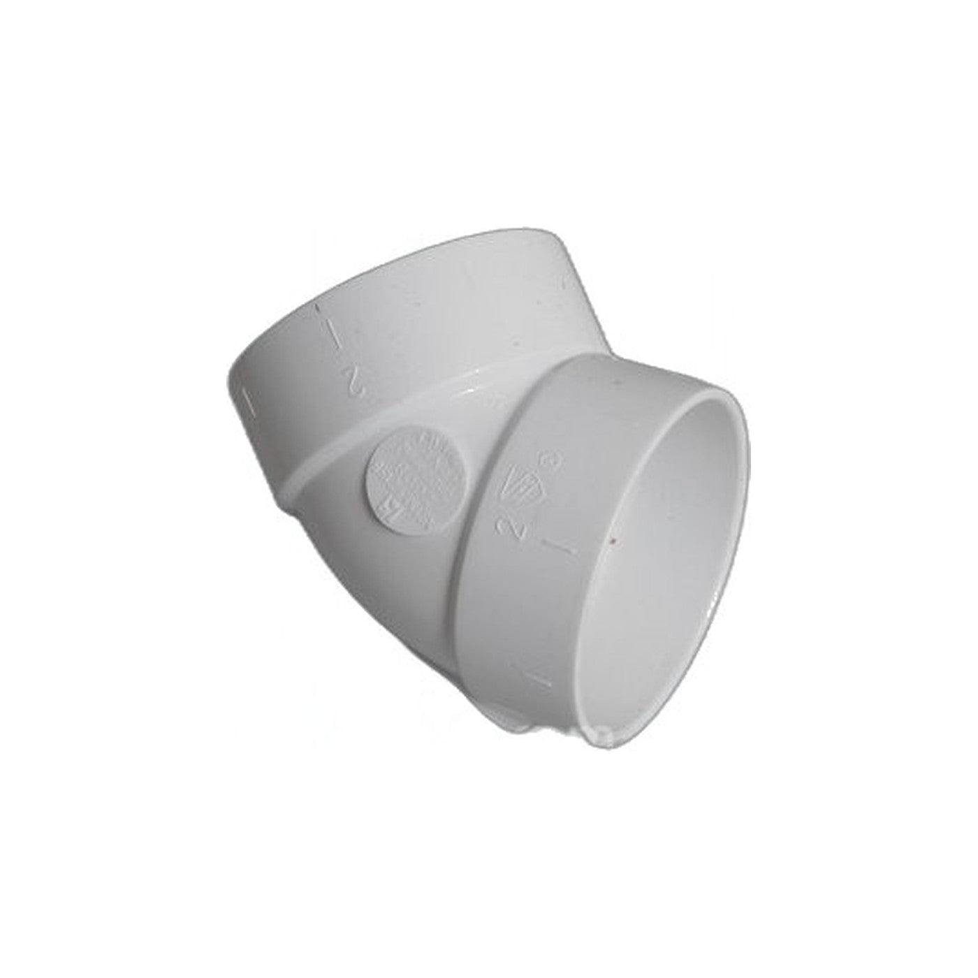 45-Degree Sweep Elbow - Plastiflex Central Vacuum