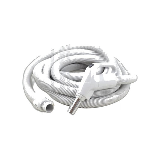 Plastiflex 30' Direct Connect Central Vacuum Hose Assembly - Gray Crushproof