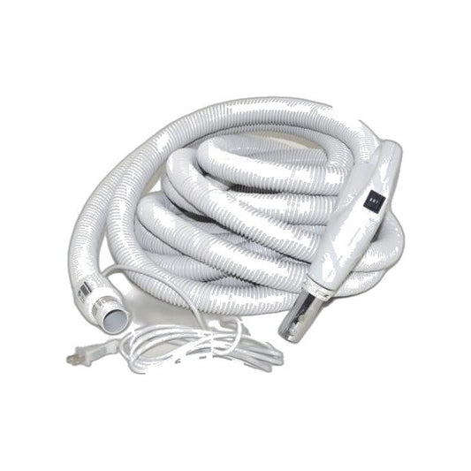 Plastiflex 35' Dual Voltage Crushproof Central Vacuum Hose with Pigtail Cord