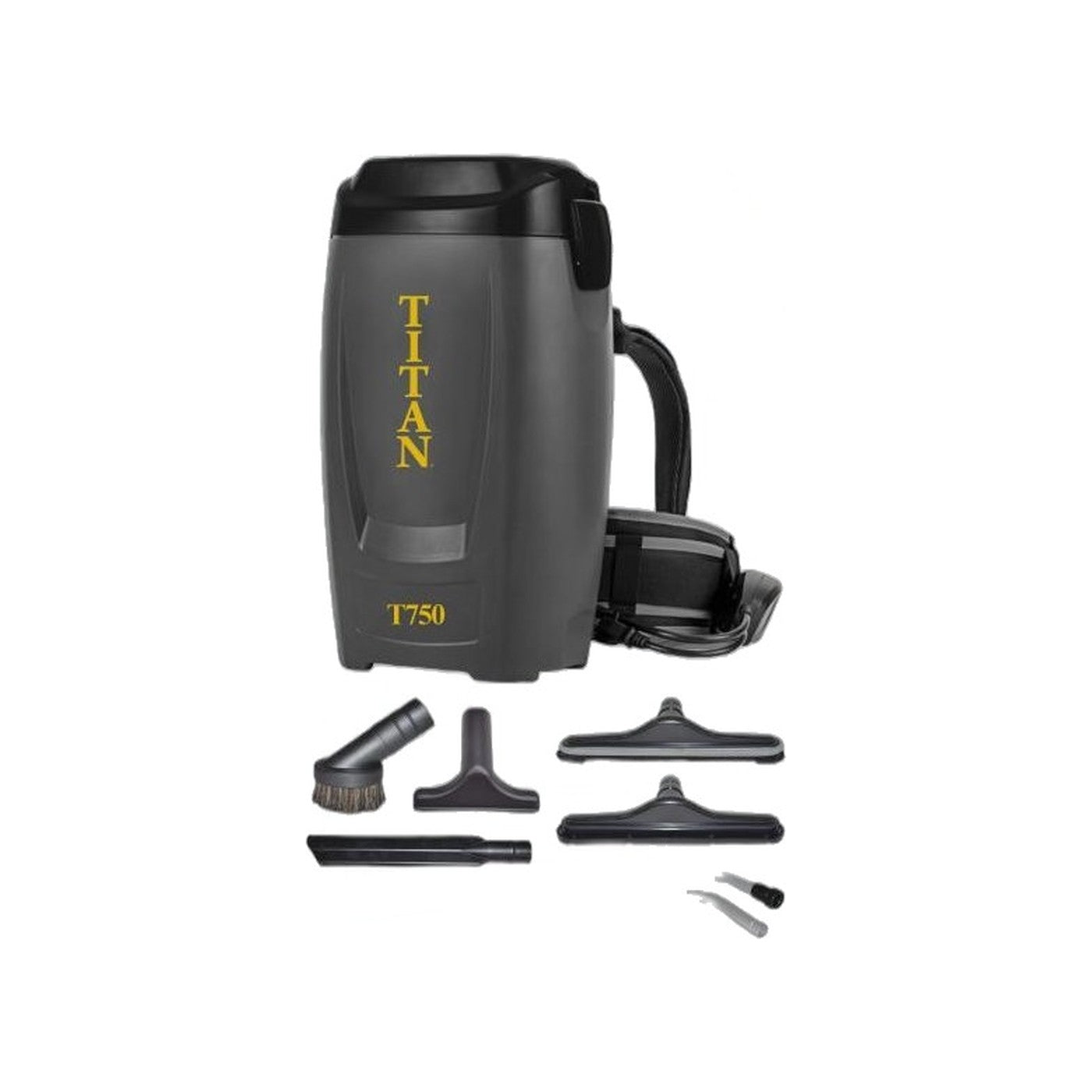 Titan T750 Corded Backpack Vacuum - 6 Qt with Deluxe Tools