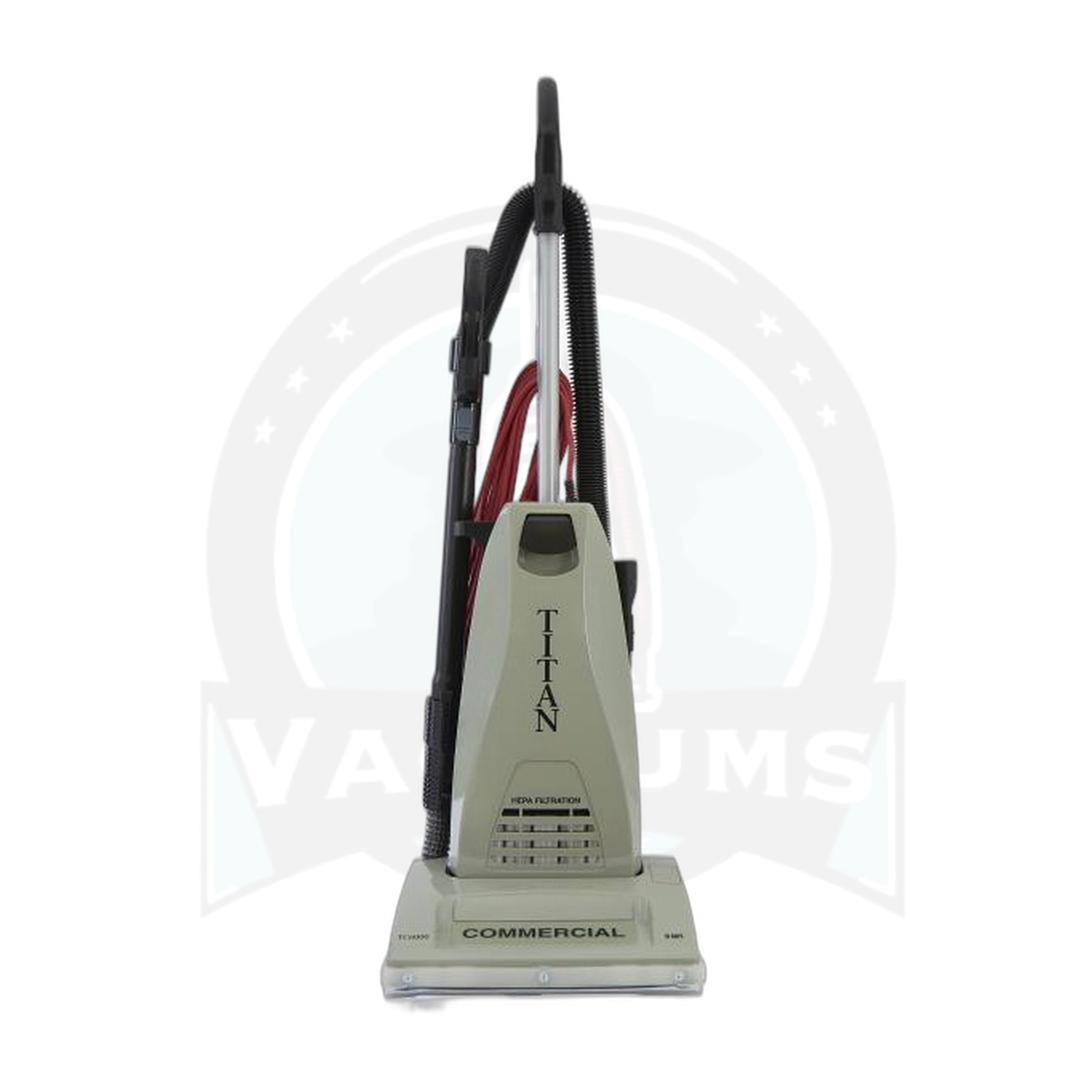 Titan TC6000.2 Commercial Upright Vacuum with OBT - Gray - Titan