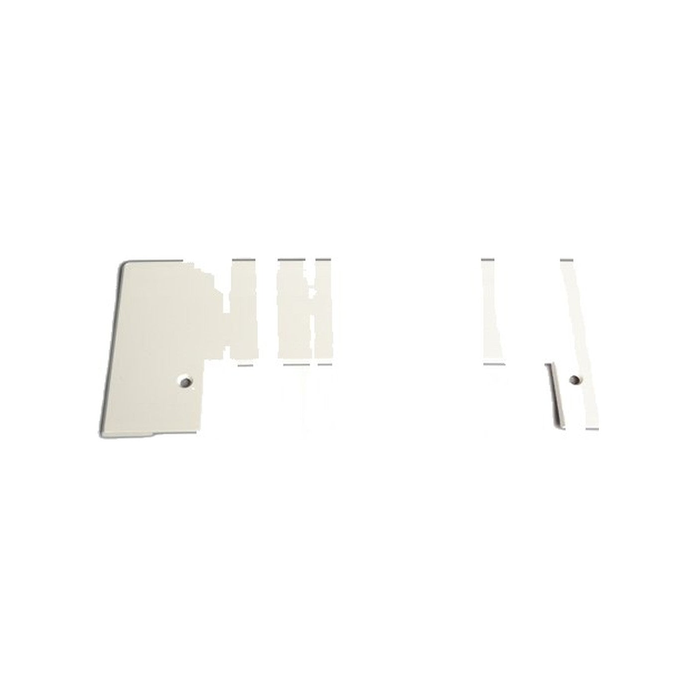 Trim Plate - Ivory, Plasti-Flex Vacuum Pan