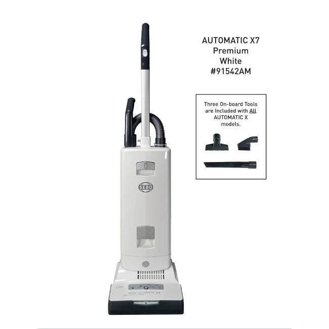 AUTOMATIC X7 Premium, with Brush-mode Button and headlight (white) - SEBO