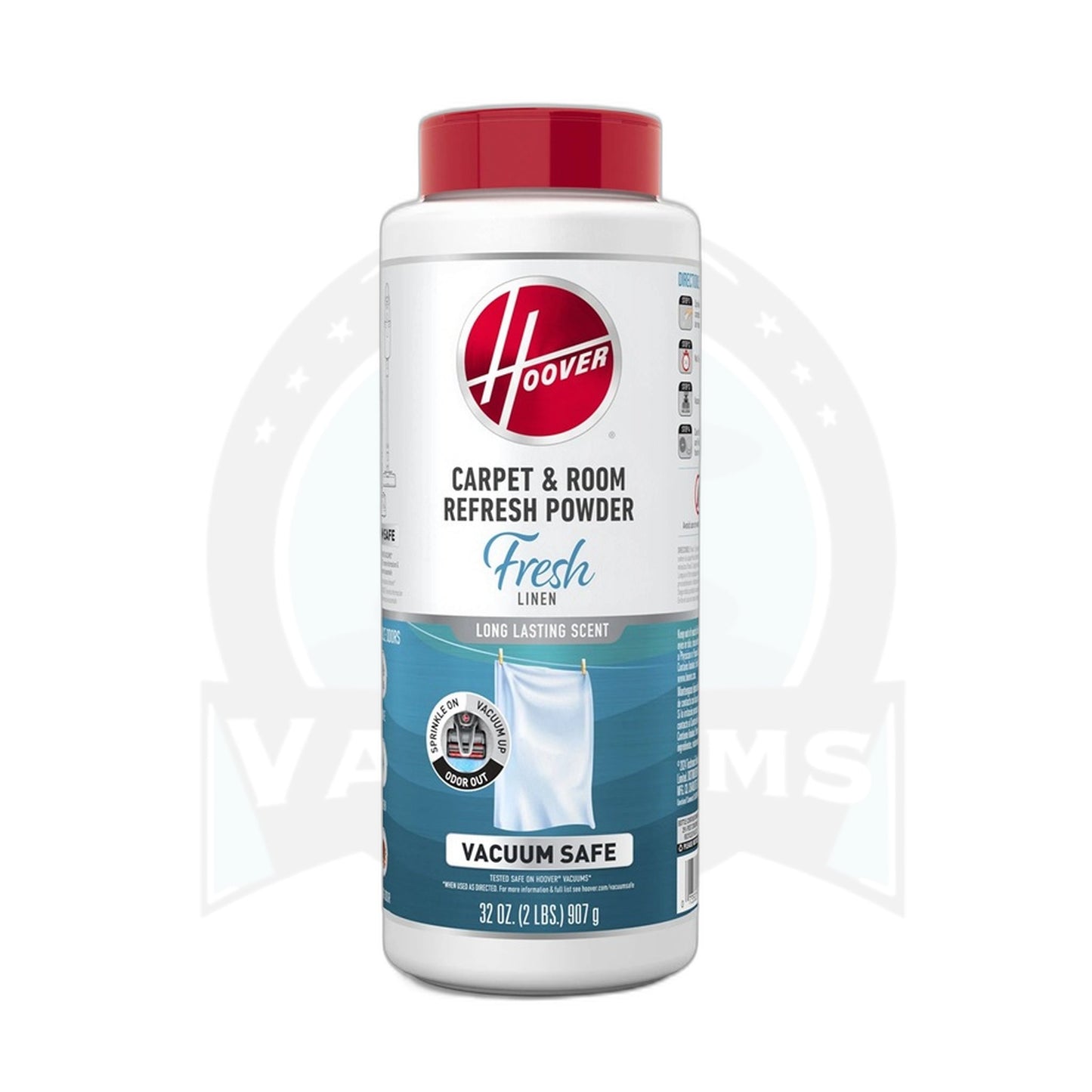 Hoover Carpet Powder Deodorizer, 32 oz Fresh Linen Scent Bottle