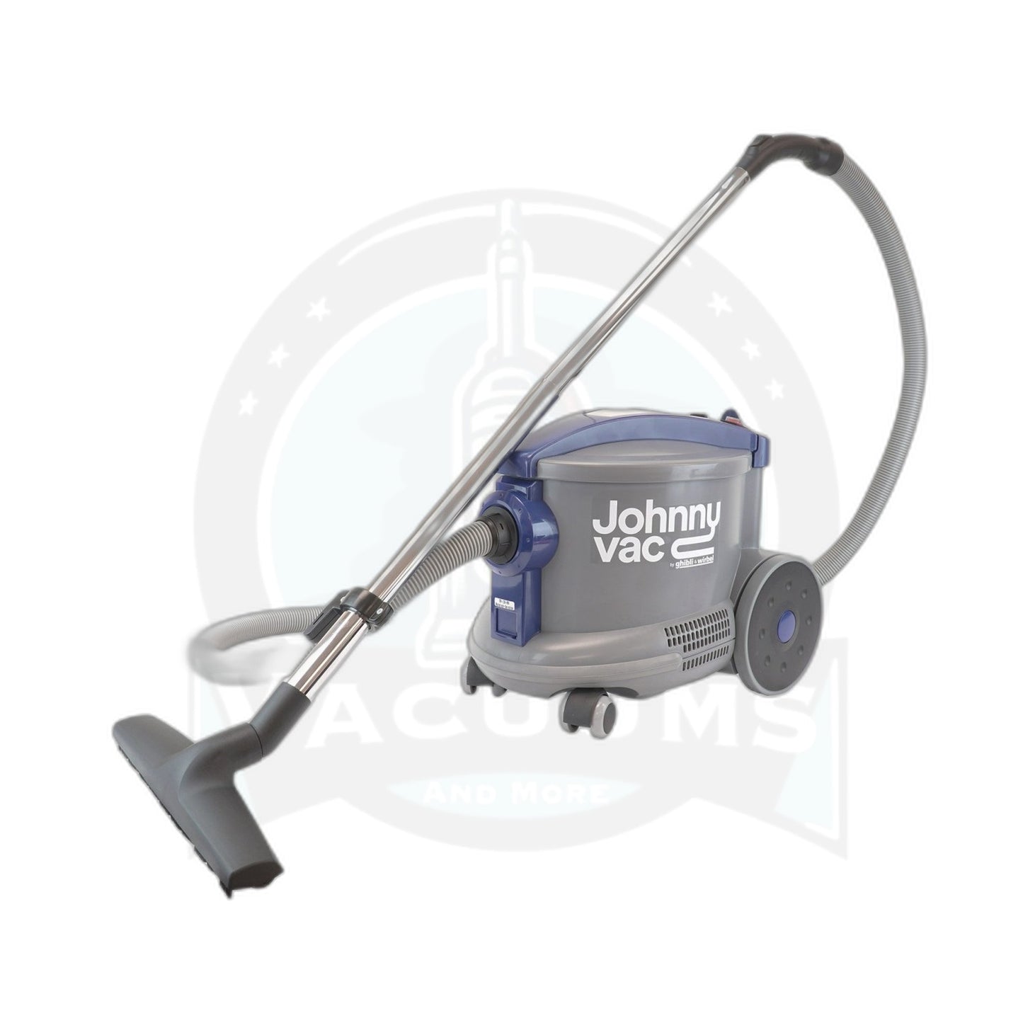 Johnny Vac AS6 Professional Dry Canister Vacuum, Gray