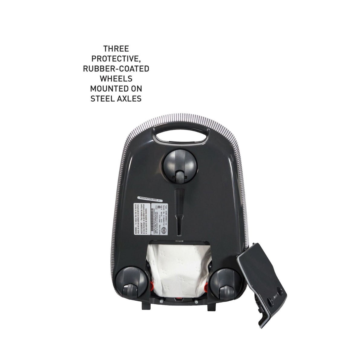 SEBO AIRBELT E1 Kombi Canister Vacuum with Combination Floor Nozzle (White)