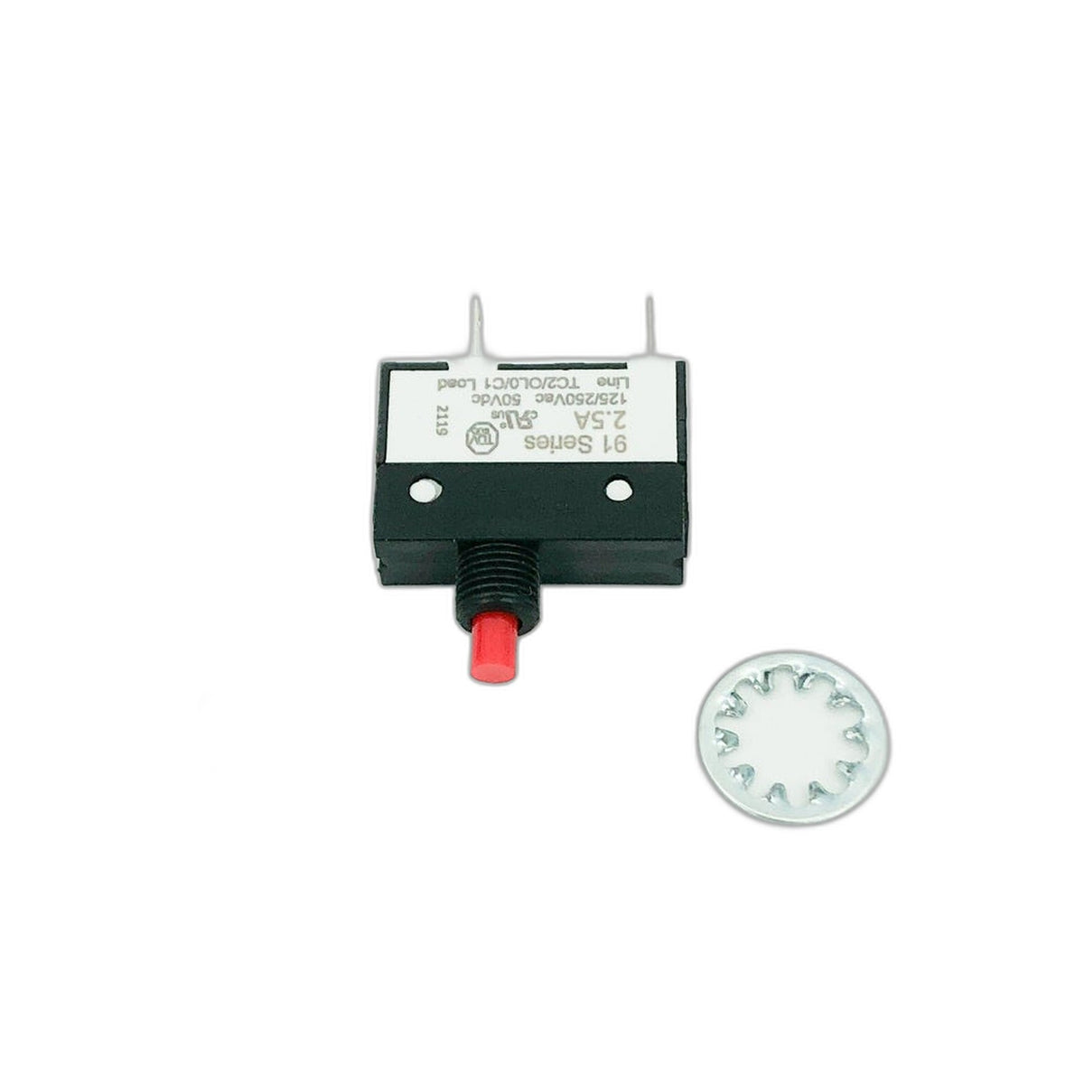 Riccar 2.5 Amp Circuit Breaker Assembly for .4 and Newer Power Nozzles