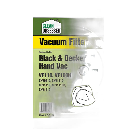 Clean Obsessed Filter for Black & Decker Hand Vac (Repl. VF110/VF100H)