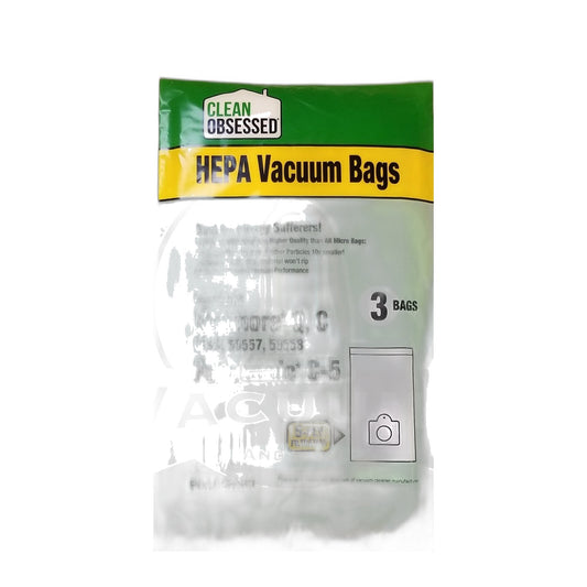 Kenmore 5055 50558 Type Q HEPA Vacuum Bags, 3-Pack