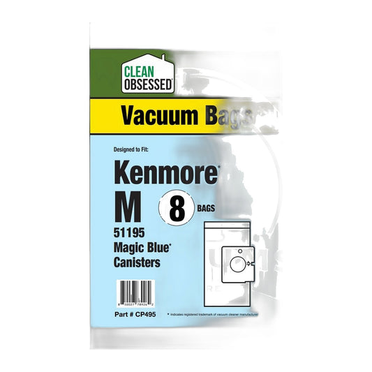 Kenmore Type M Magic Blue Micro Bags for 51195 (8-Pack)