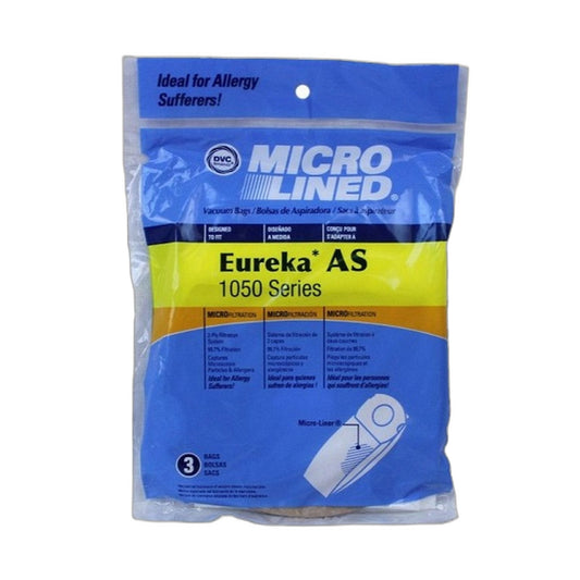 DVC Eureka Type AS Micro Filtration Paper Bags, 3-Pack