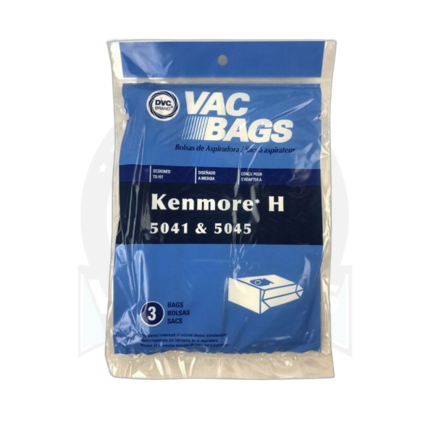 Kenmore Type H Paper Bags for 5041, 5045 Canister (3-Pack)