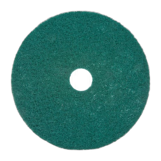 17" Green Commercial Scrubbing Floor Pad - Sold Each