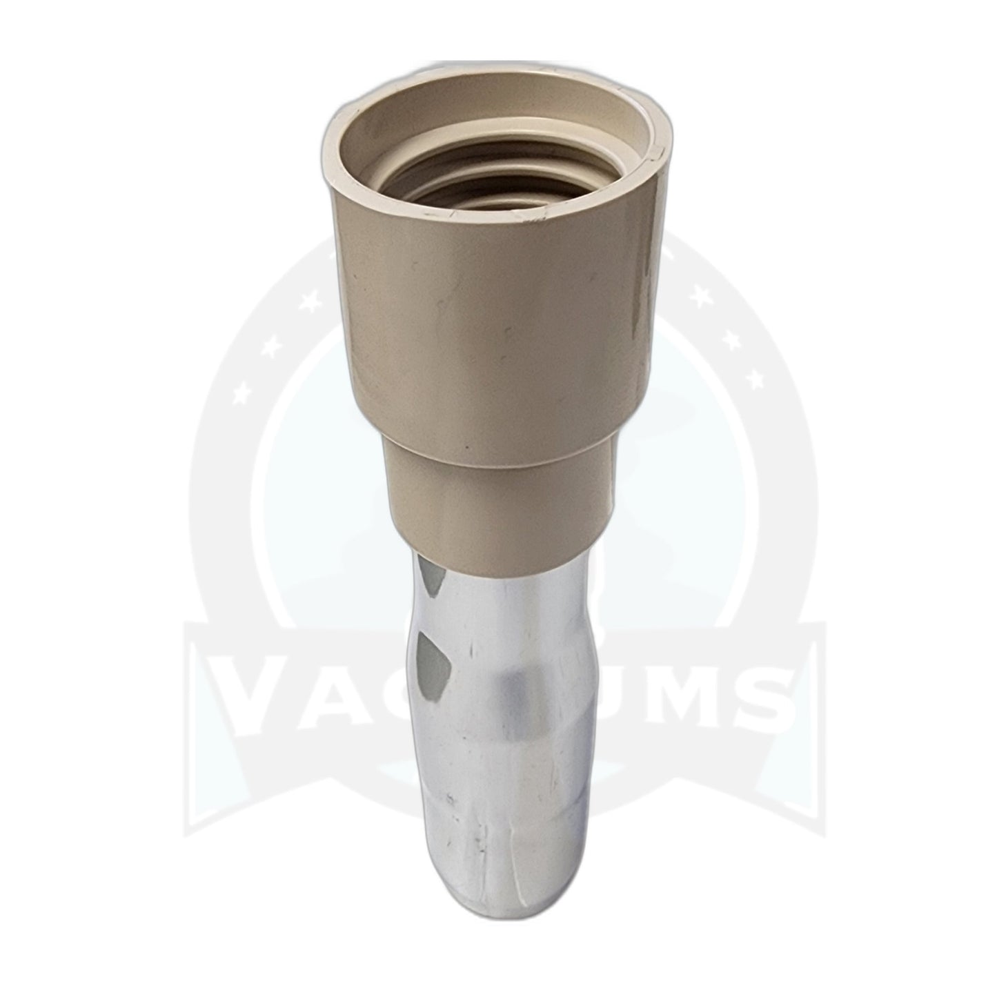 NuTone Metal Machine/Wall End with 1-3/8" Beige Crushproof Cuff