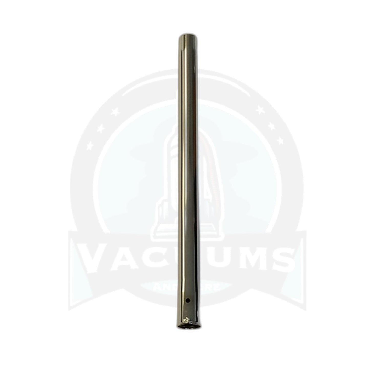 19" Chrome Vacuum Wand, Button-Lock Top, Friction-Fit Bottom