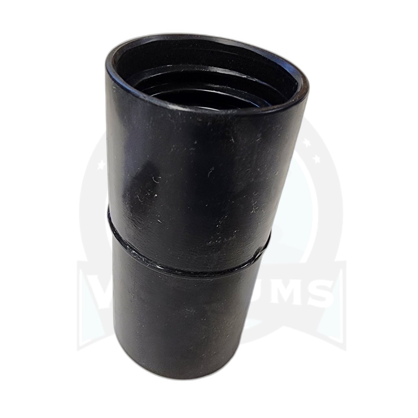 1-1/4" Hose Cuff with Connector End, Black - Central Vacuum