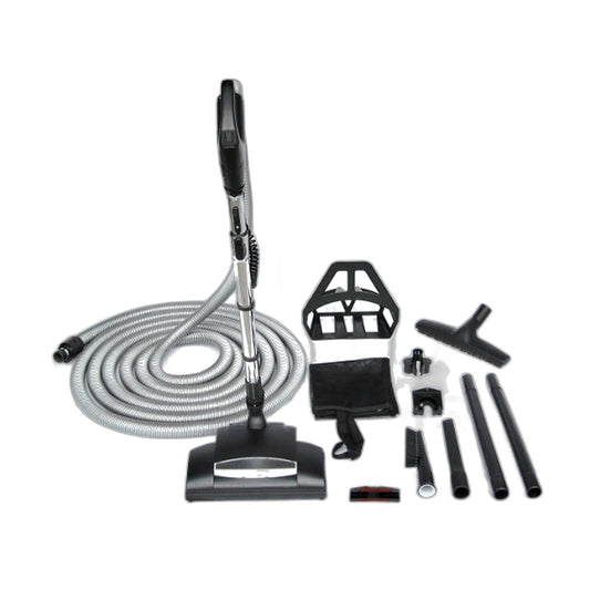 Wessel-Werk Chateau 35' Central Vacuum Kit, Silver Hose, EBK340
