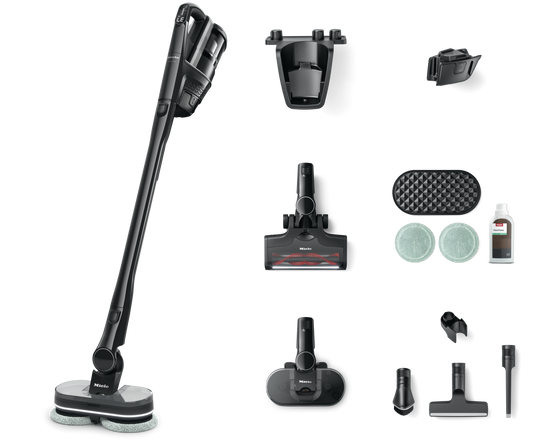 Miele Triflex HX3 Aqua Cordless Vacuum & Mop – Obsidian Black