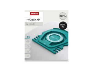 Miele TU HyClean Air Allergy XL Pack – 8 Count with HEPA Filter