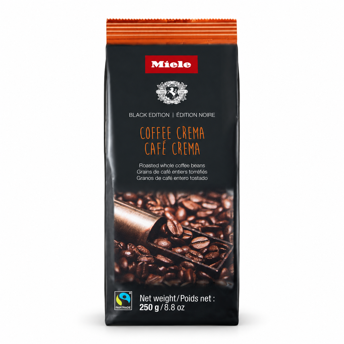 Miele Black Edition Café Crema coffee beans, one 250 g bag, 12792180-1