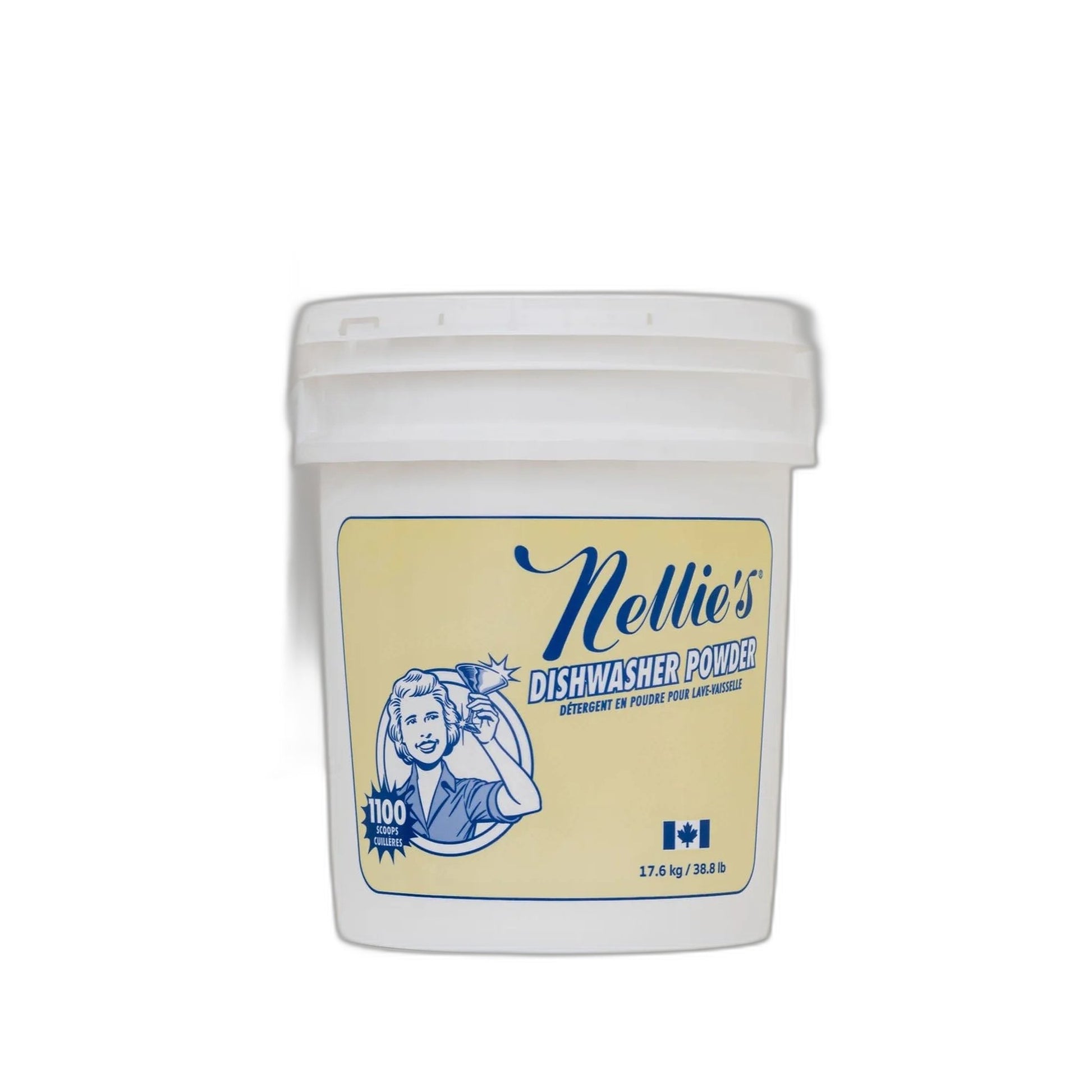Nellie's Dishwasher Powder Tin, 100 Scoops