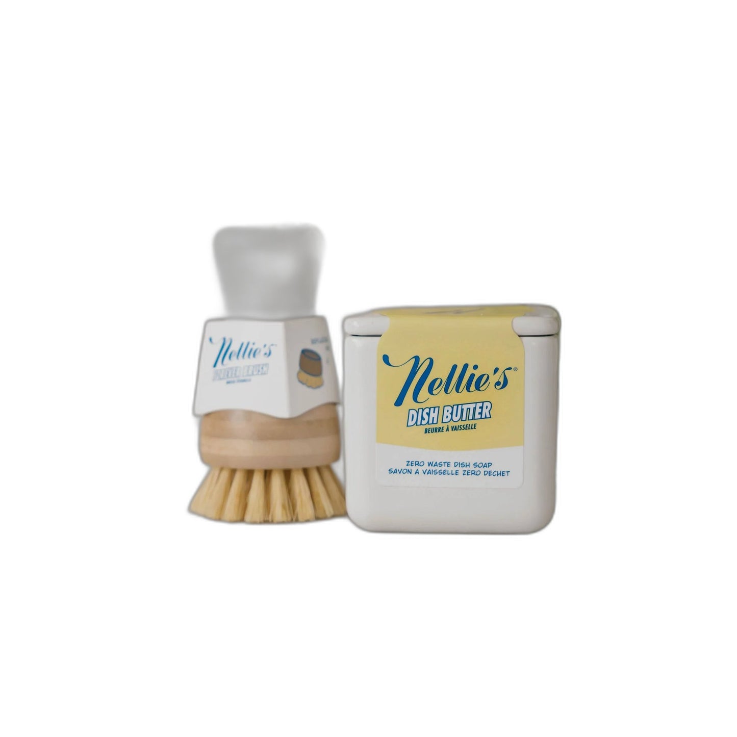 Nellie's Dish Butter, Blue Ceramic Dish
