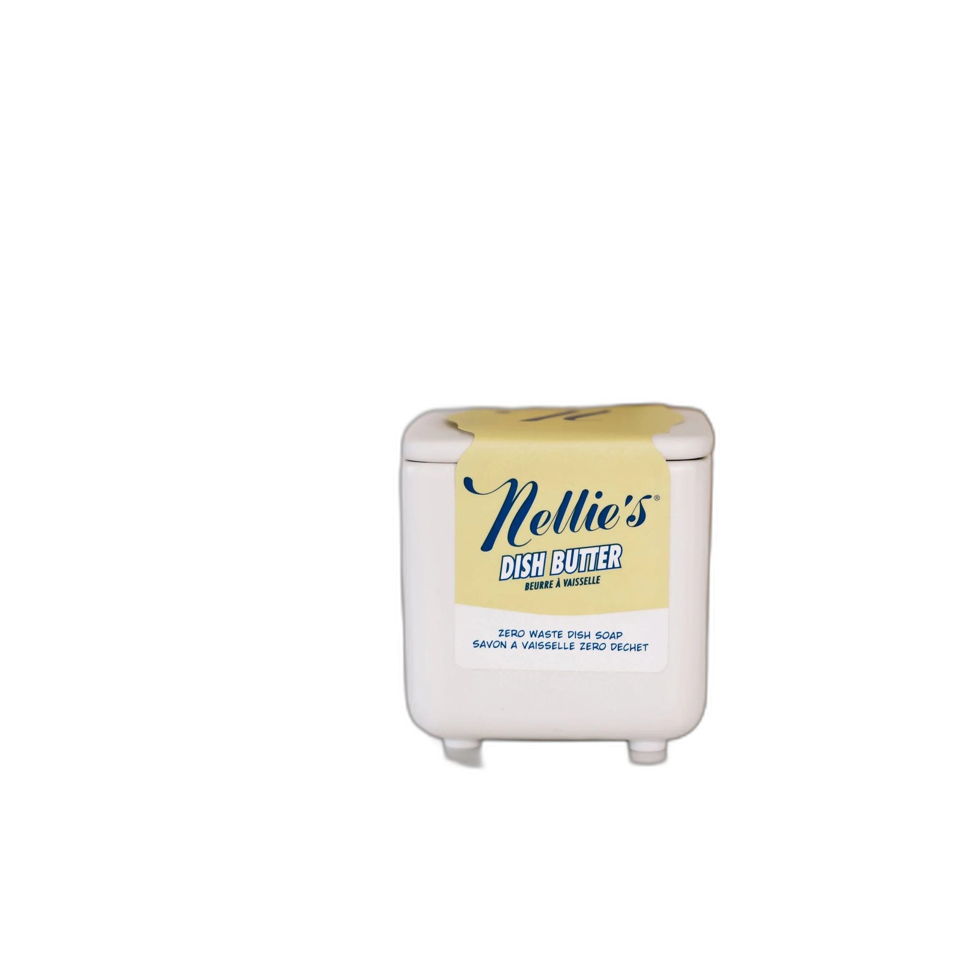 Nellie's Dish Butter, White Ceramic Dish