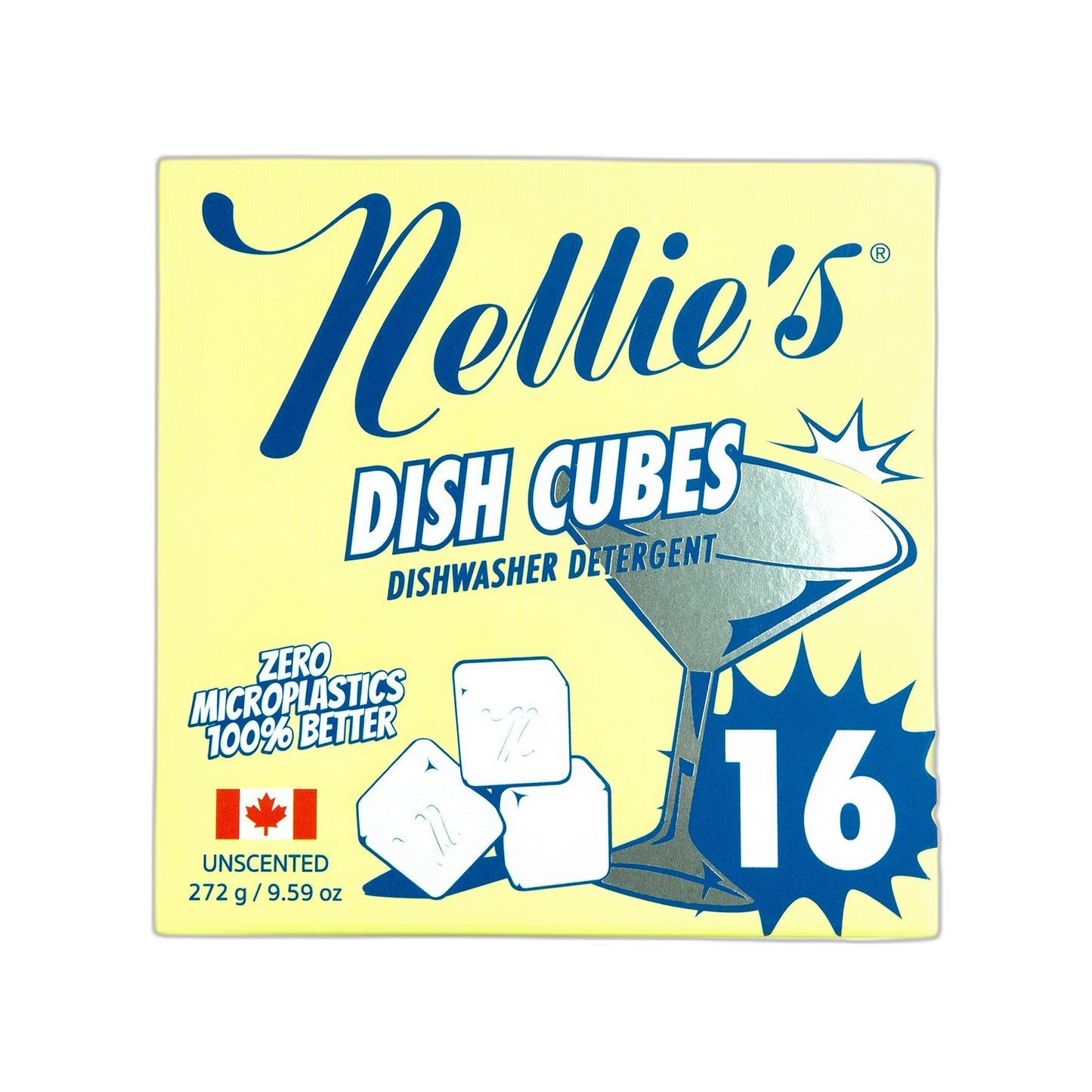 Nellie's Dishwasher Cubes, 16 Count