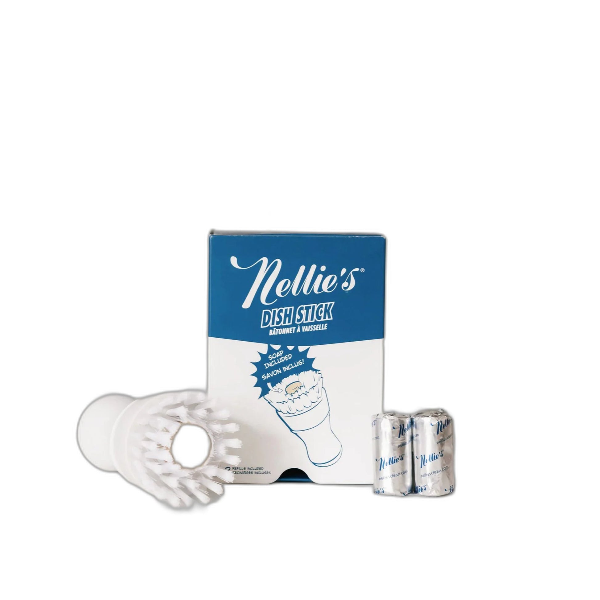 Nellie's Dish Stick Starter Kit with 2 Refills
