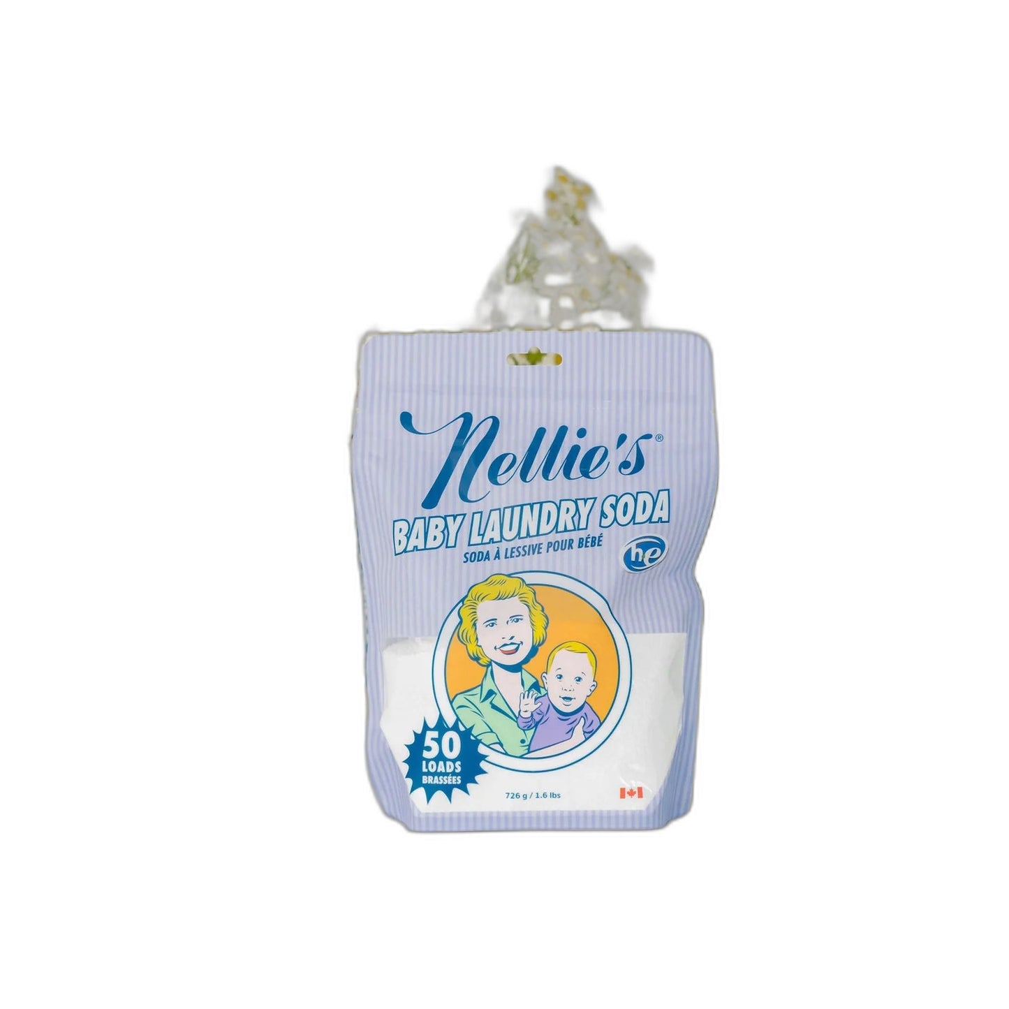 Nellie's Baby Laundry Soda Pouch, 50 Loads