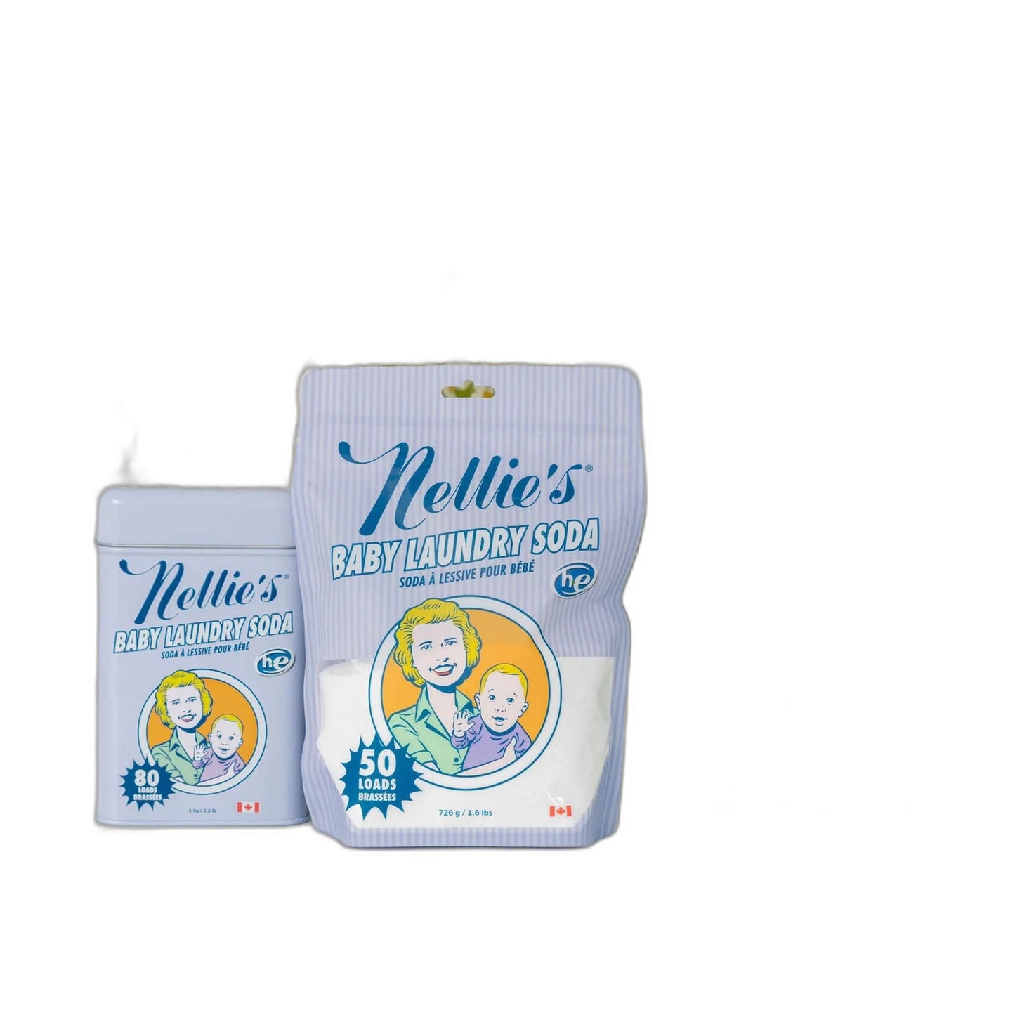 Nellie's Baby Laundry Soda Pouch, 50 Loads
