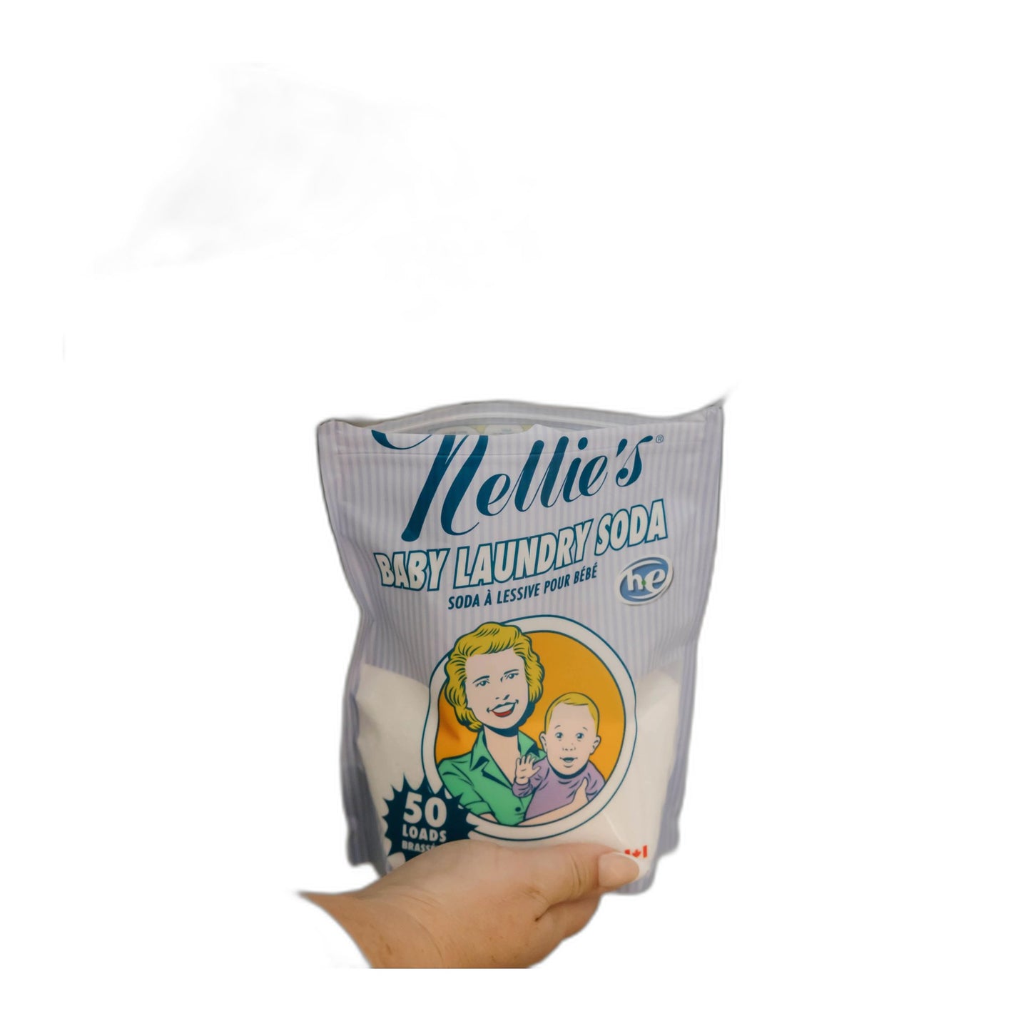 Nellie's Baby Laundry Soda Pouch, 50 Loads