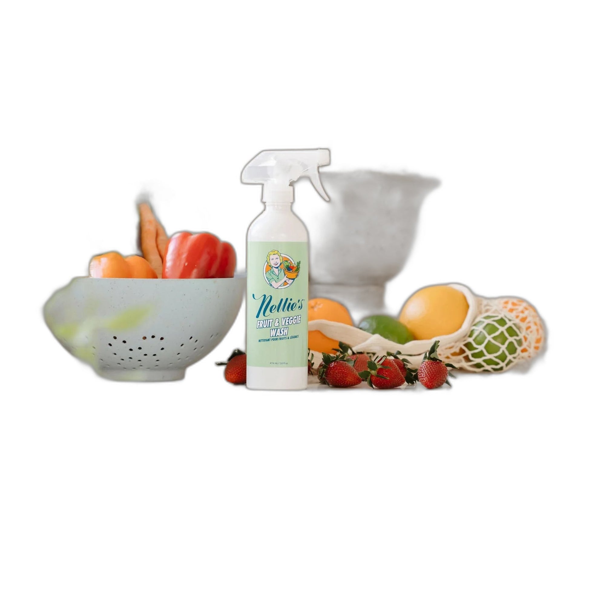 Nellie's Fruit & Veggie Wash 474 ml