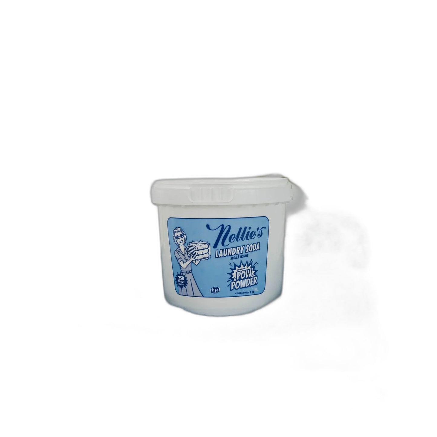 Nellie's Laundry Soda with POW Powder, 250 Loads