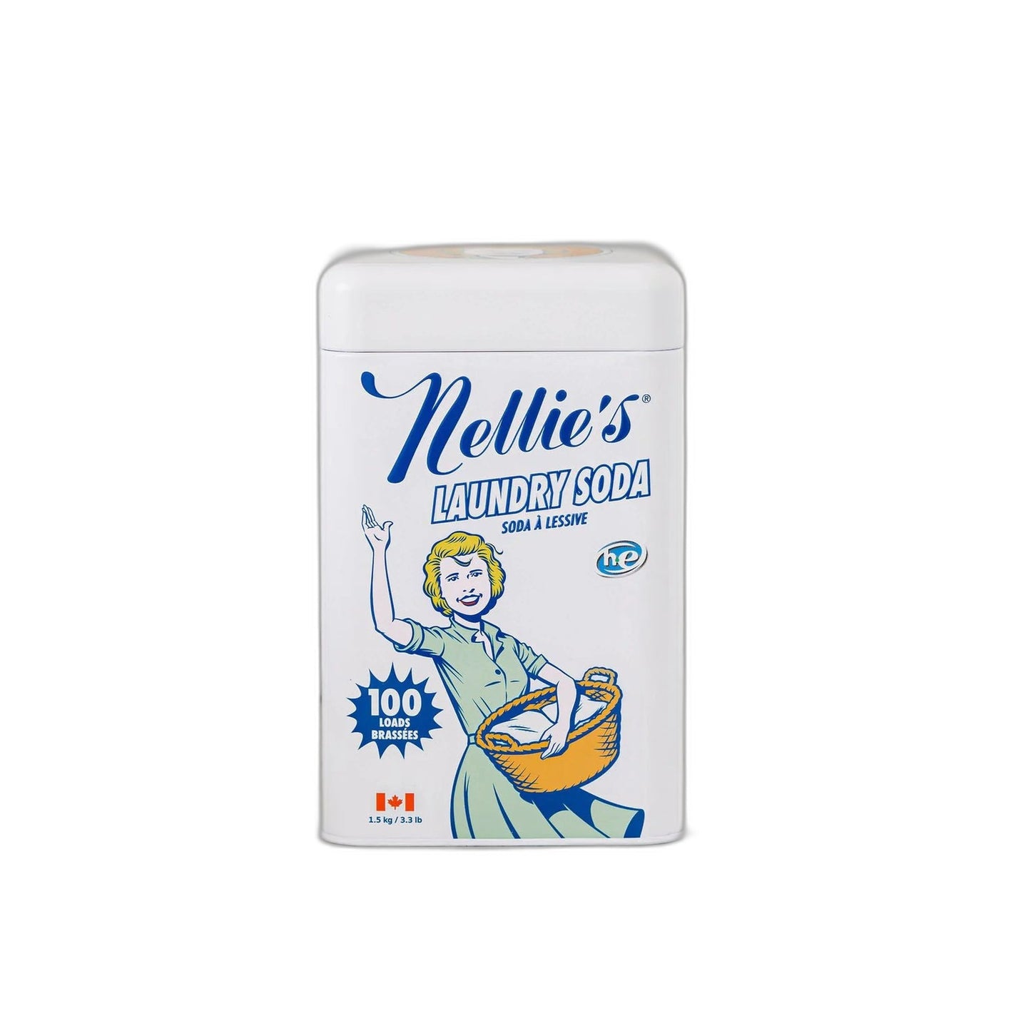 Nellie's Laundry Soda Pouch, 50 Loads