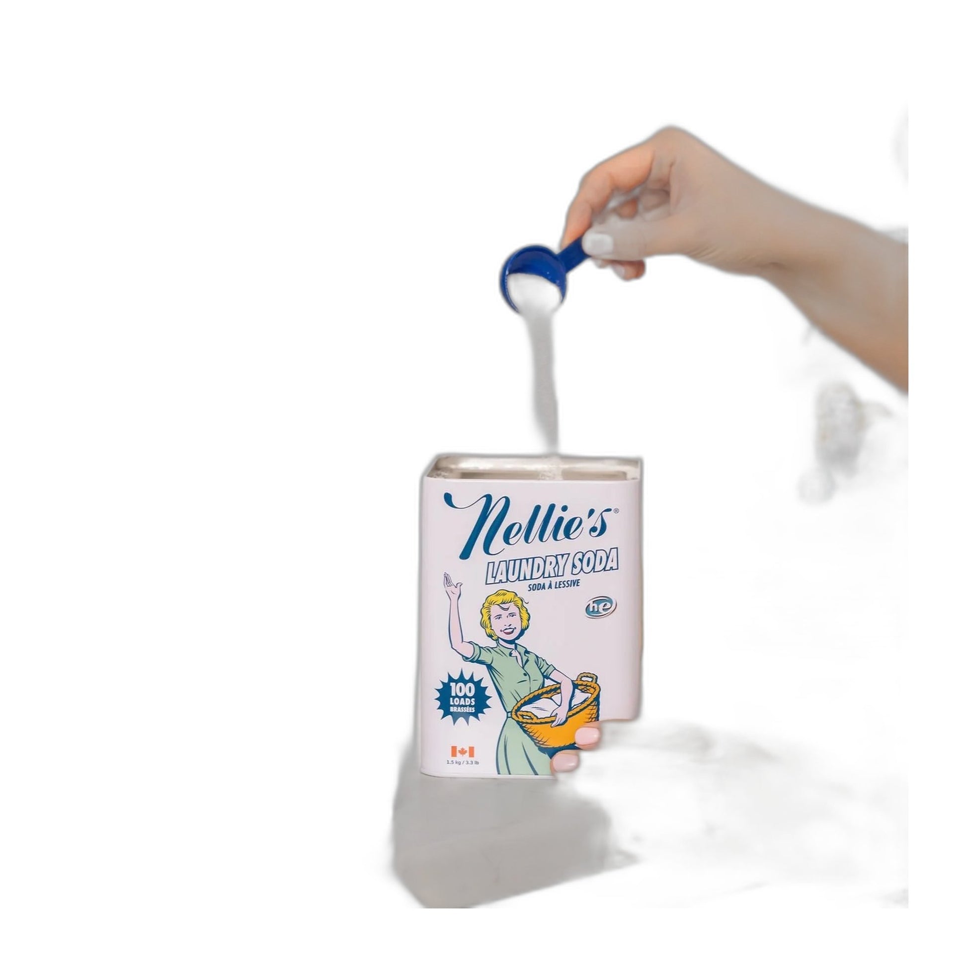Nellie's Laundry Soda Pouch, 50 Loads