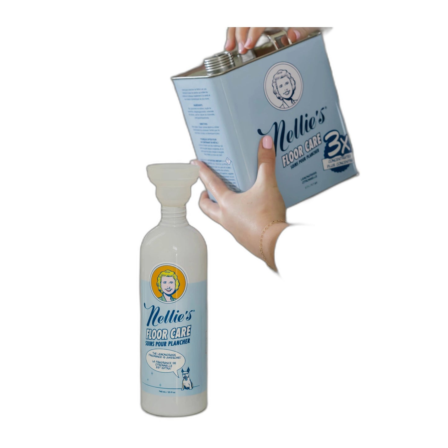 Nellie's Floor Care 2.7 L Tin
