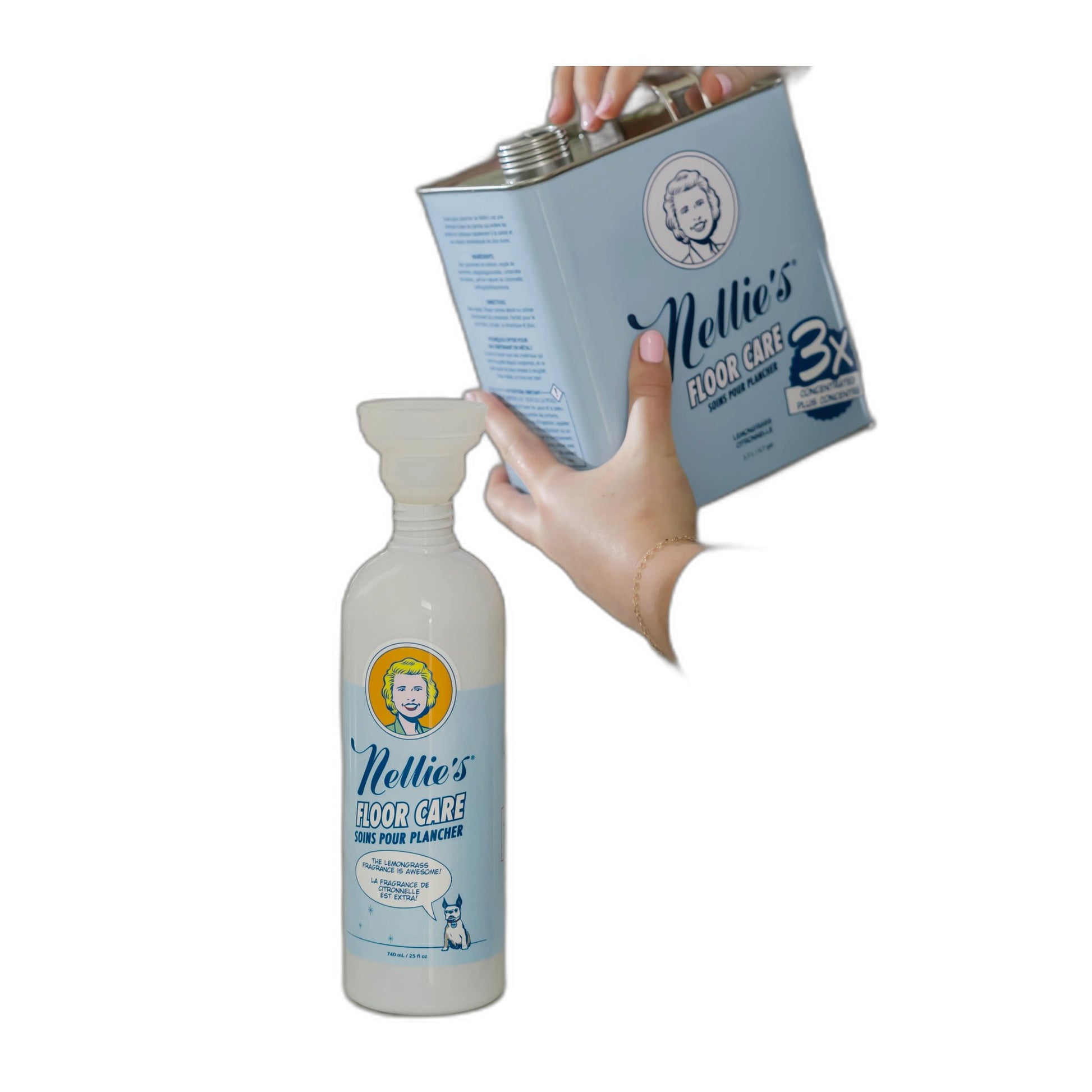 Nellie's Floor Care 2.7 L Tin
