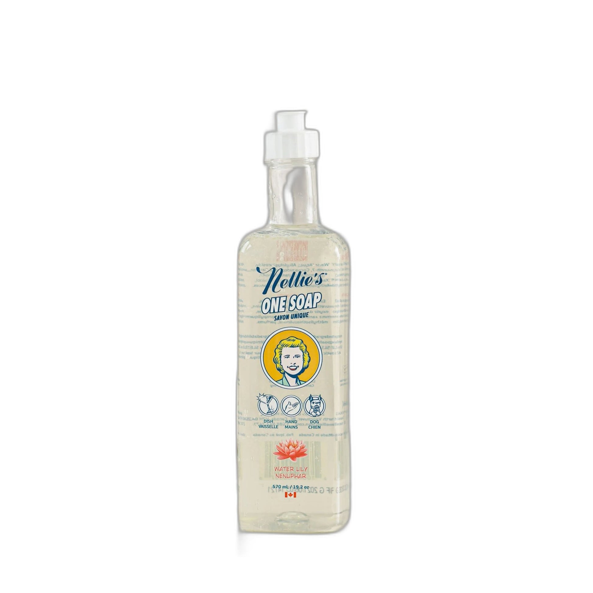 Nellie's One Soap, Fragrance Free 570 ml