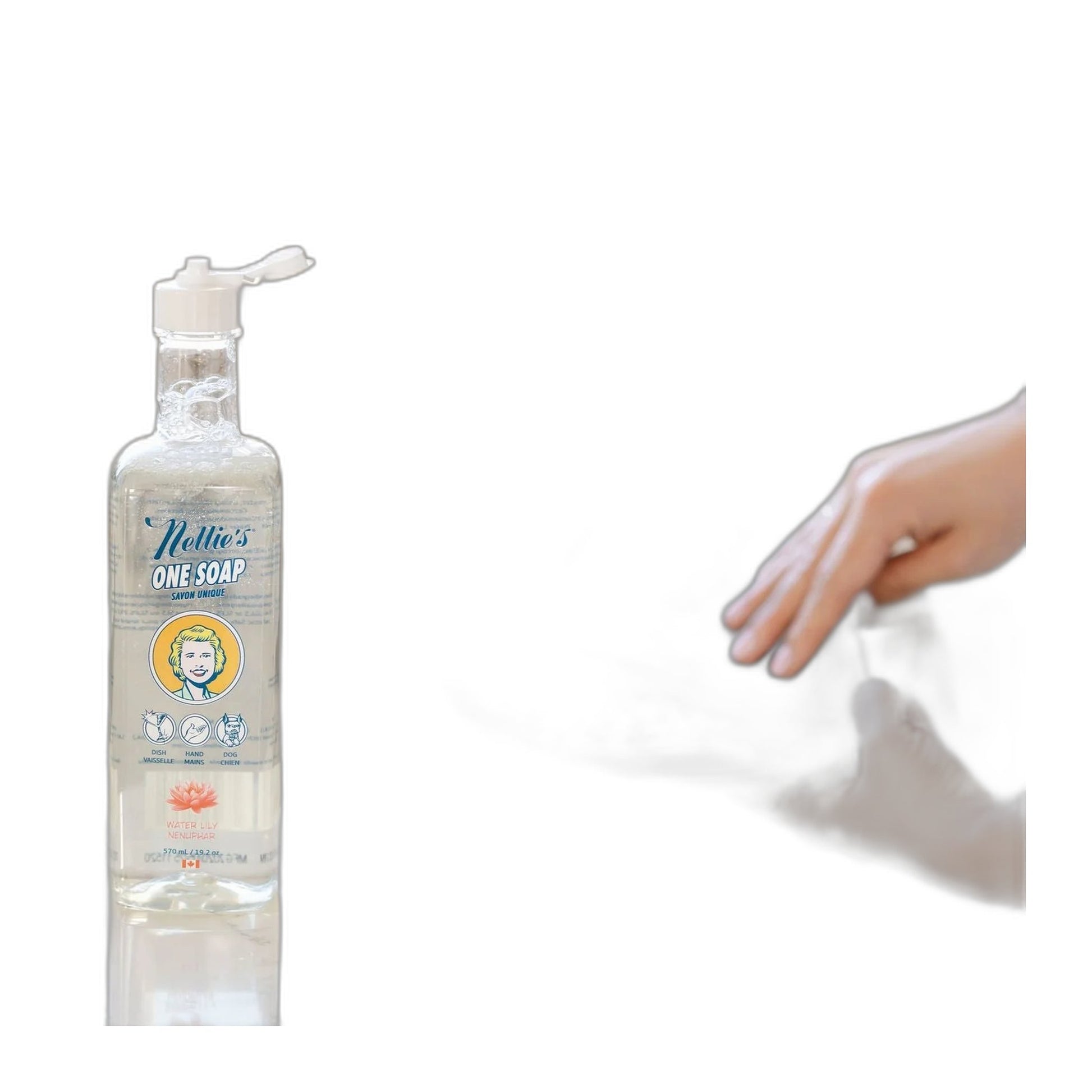 Nellie's One Soap, Fragrance Free 570 ml