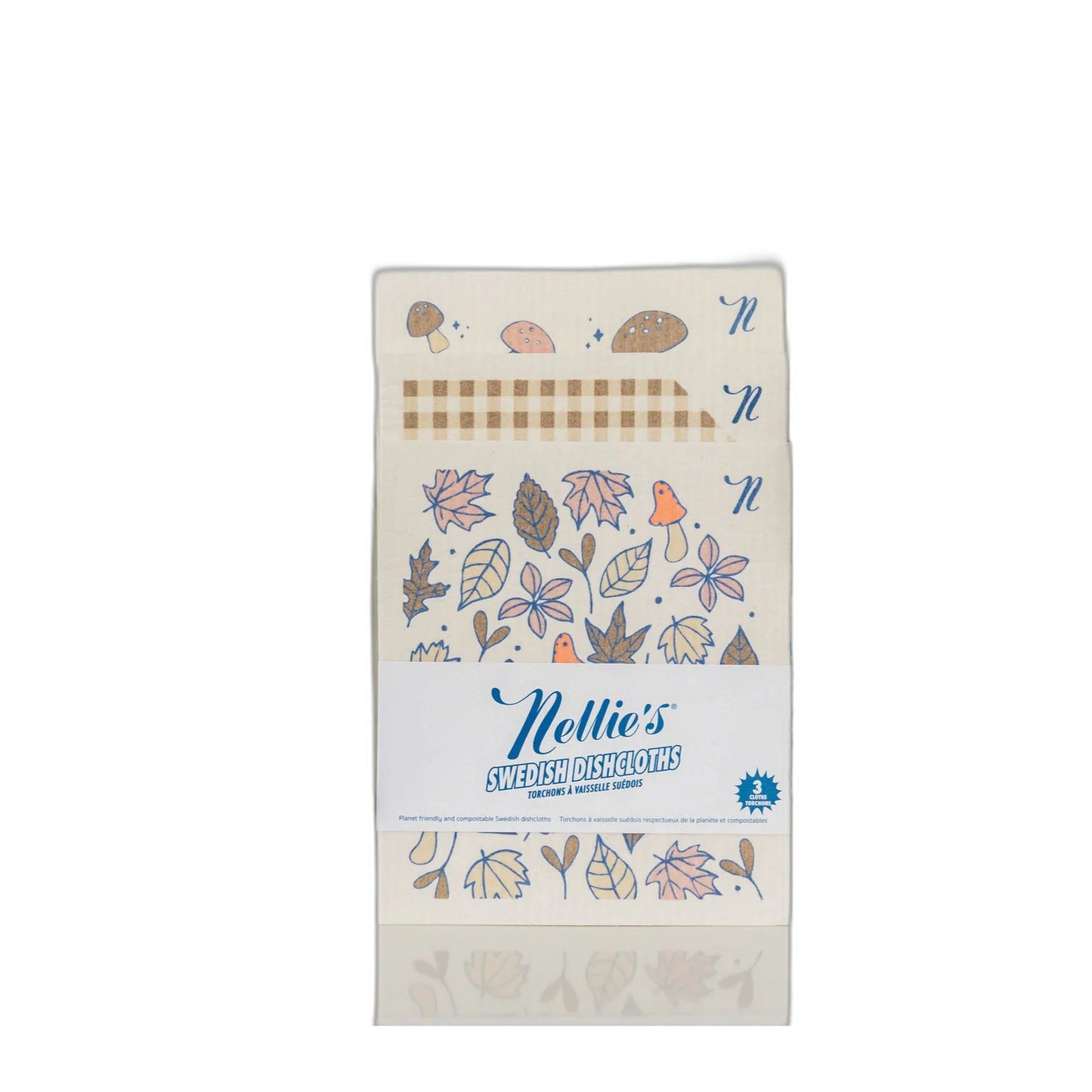 Nellie's Swedish Dish Cloths 3-Pack, Classic