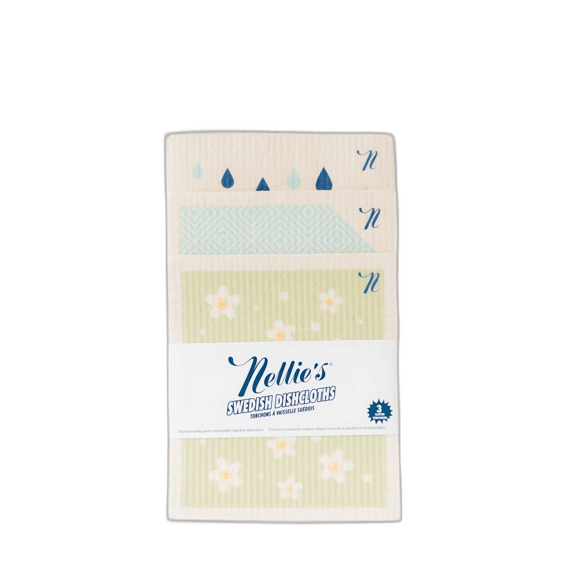 Nellie's Swedish Dish Cloths 3-Pack, Fall