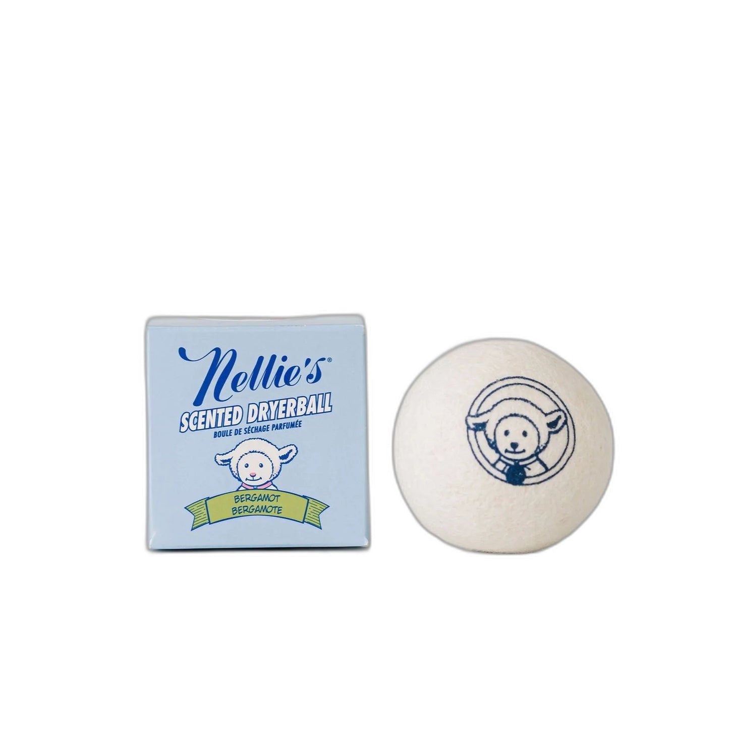 Nellie's Scented Wool Dryerball, Rose