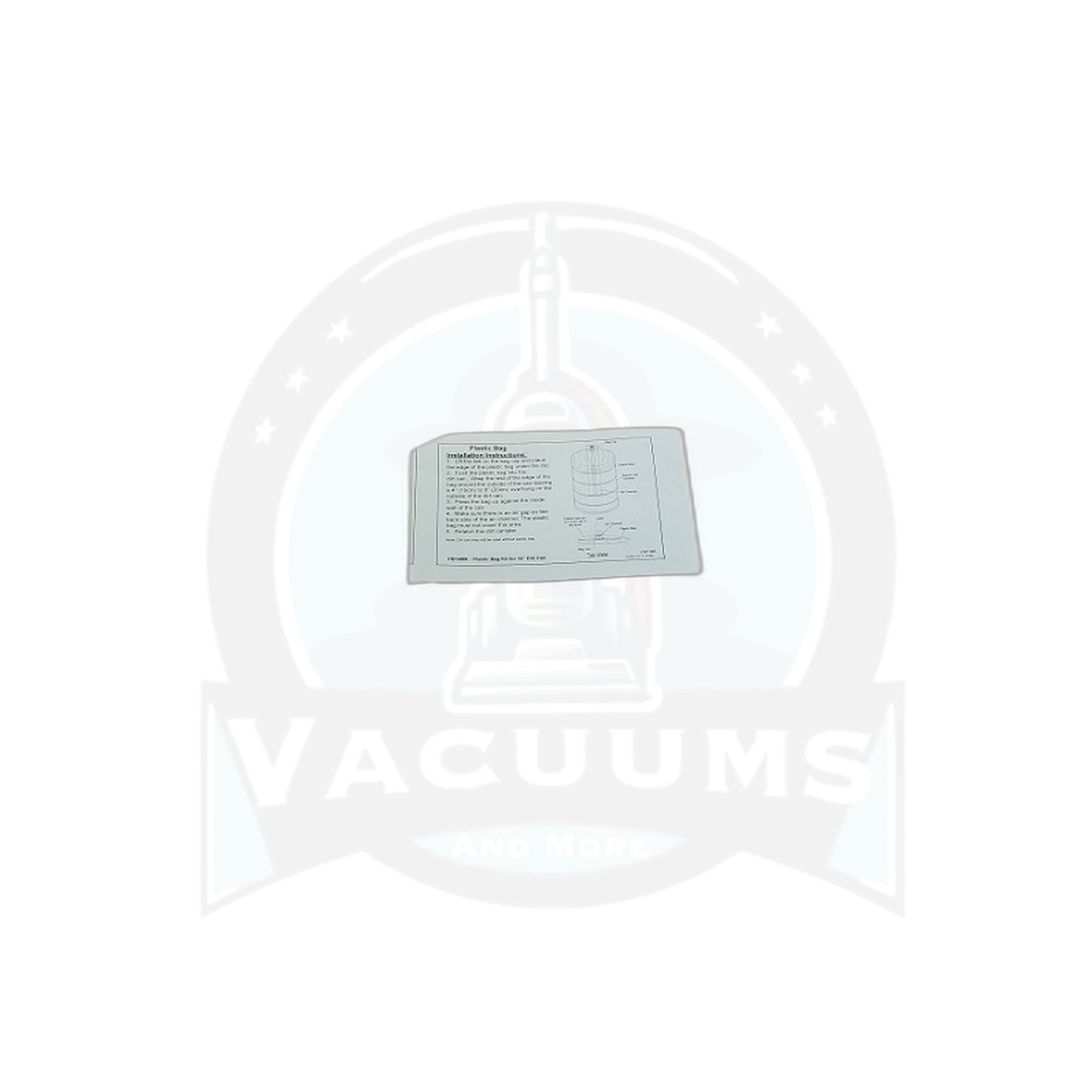 VacuMaid PB-14MK 14" Plastic Can Liner Bags for Central Vacuums, 4-Pack
