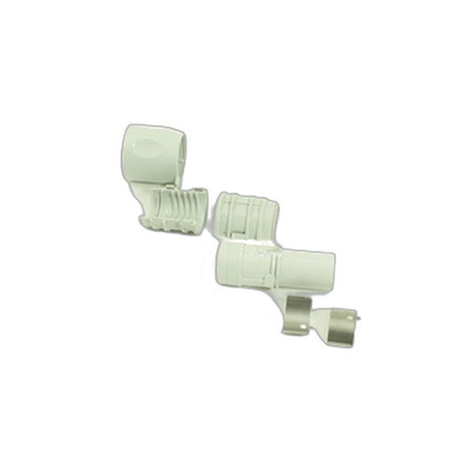 Plastiflex Low Volt Wall End Cuff Repair Kit for 1-1/4" Hose, Light Gray