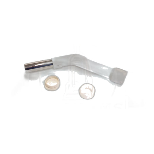 Fit All 1-1/4" White Hose Handle with Metal FF Stub Tube (3-Piece)