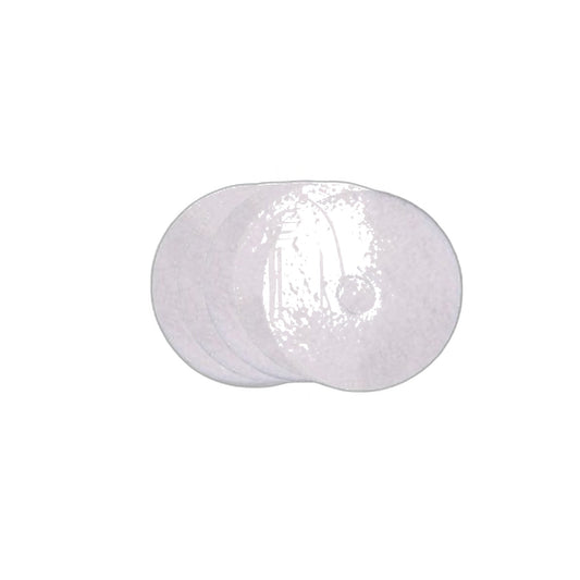 13" White Polishing Floor Pads - Box of 5, Universal Buffer Fit