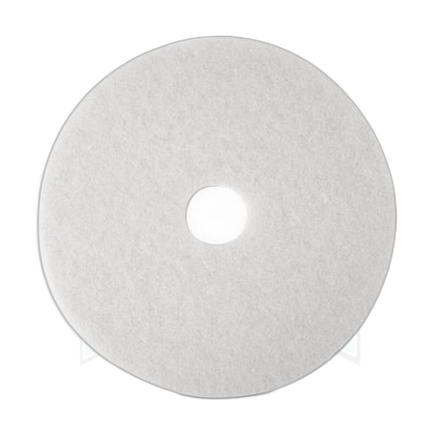 20" White Polishing Pads for Floor Buffers - Case of 5